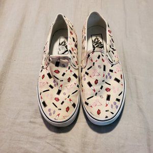 VANS Asher Makeup Print Slip On  - Gently Used!